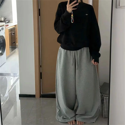 Pantalones de chándal holgados para mujer