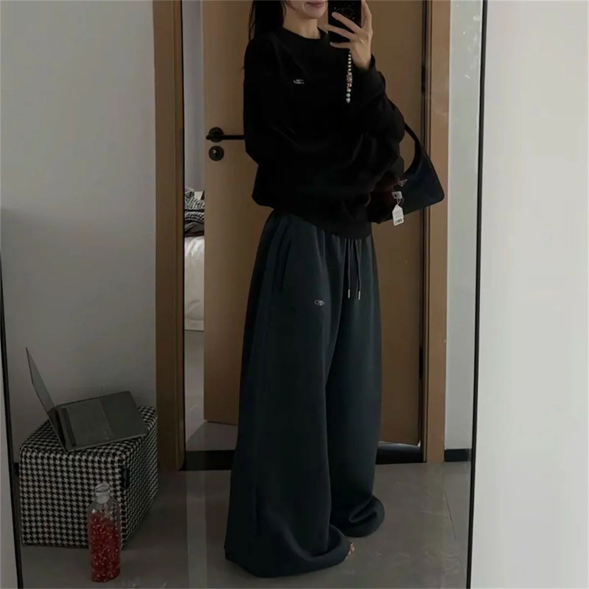 Pantalones de chándal holgados para mujer