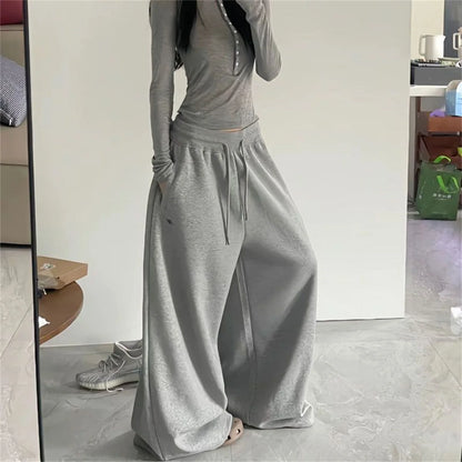 Pantalones de chándal holgados para mujer
