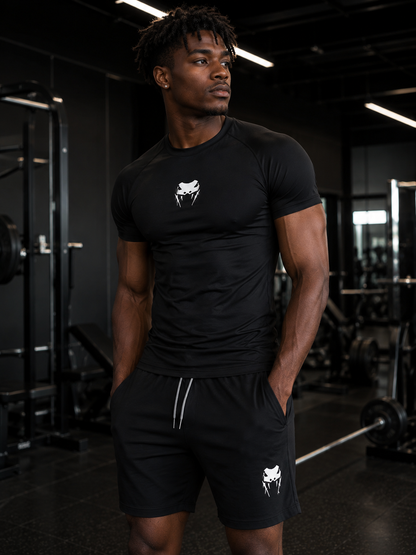Conjunto deportivo de compresión para hombre