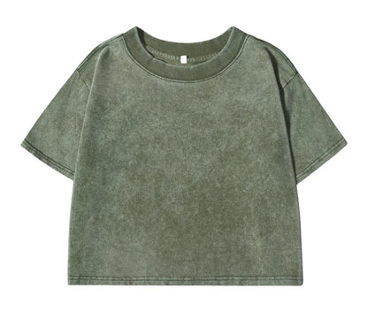 Crop tops de mujer 100% algodón