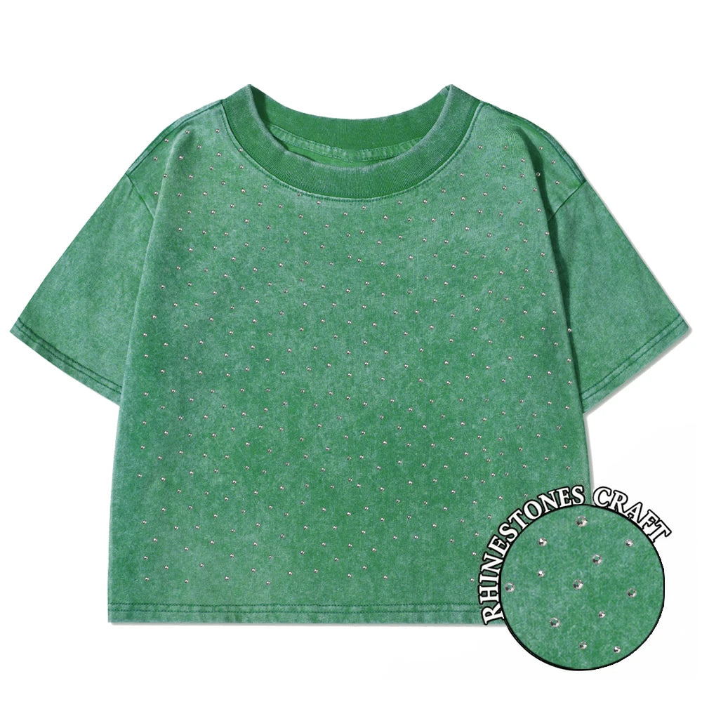 Crop tops de mujer 100% algodón