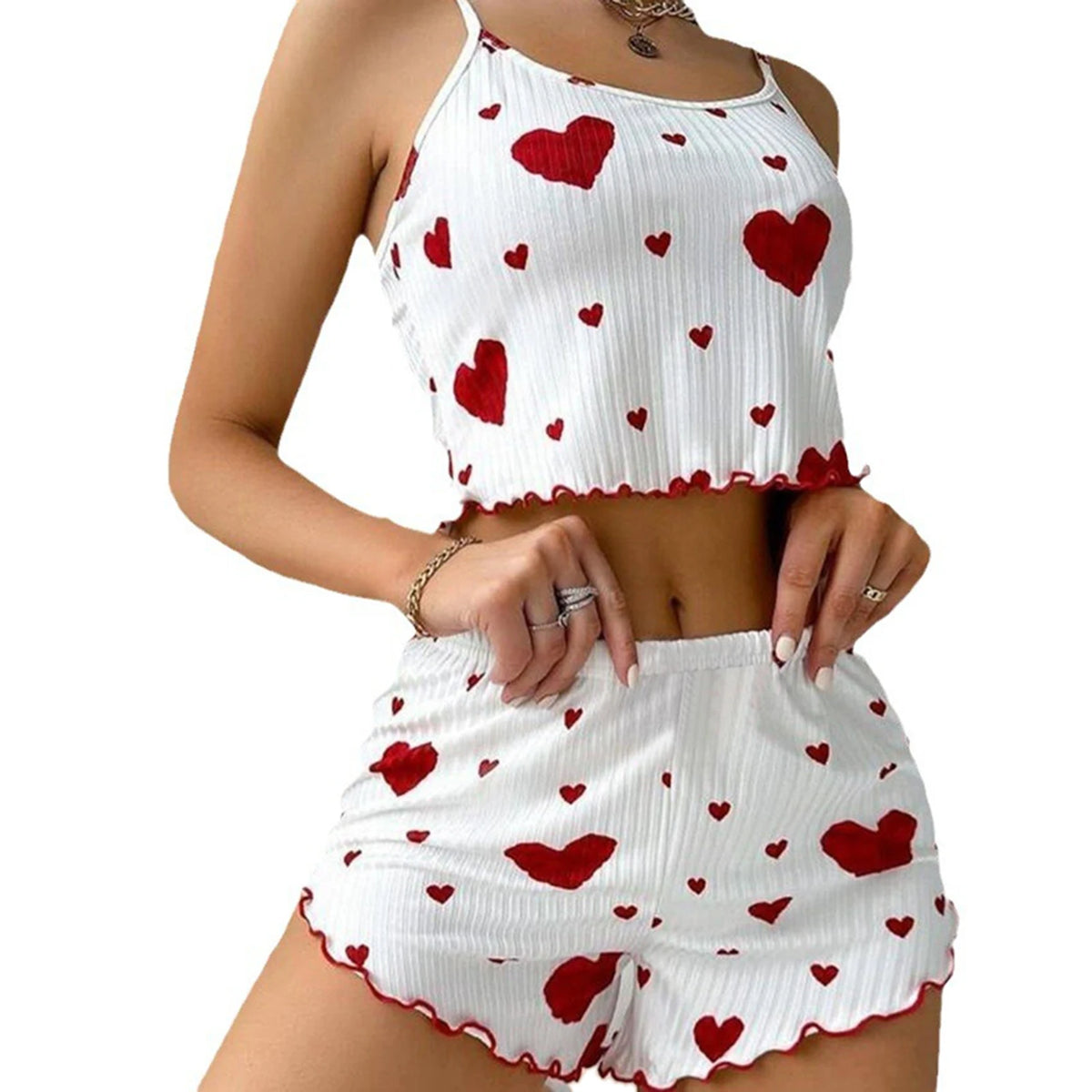 Pijama con estampados para mujer