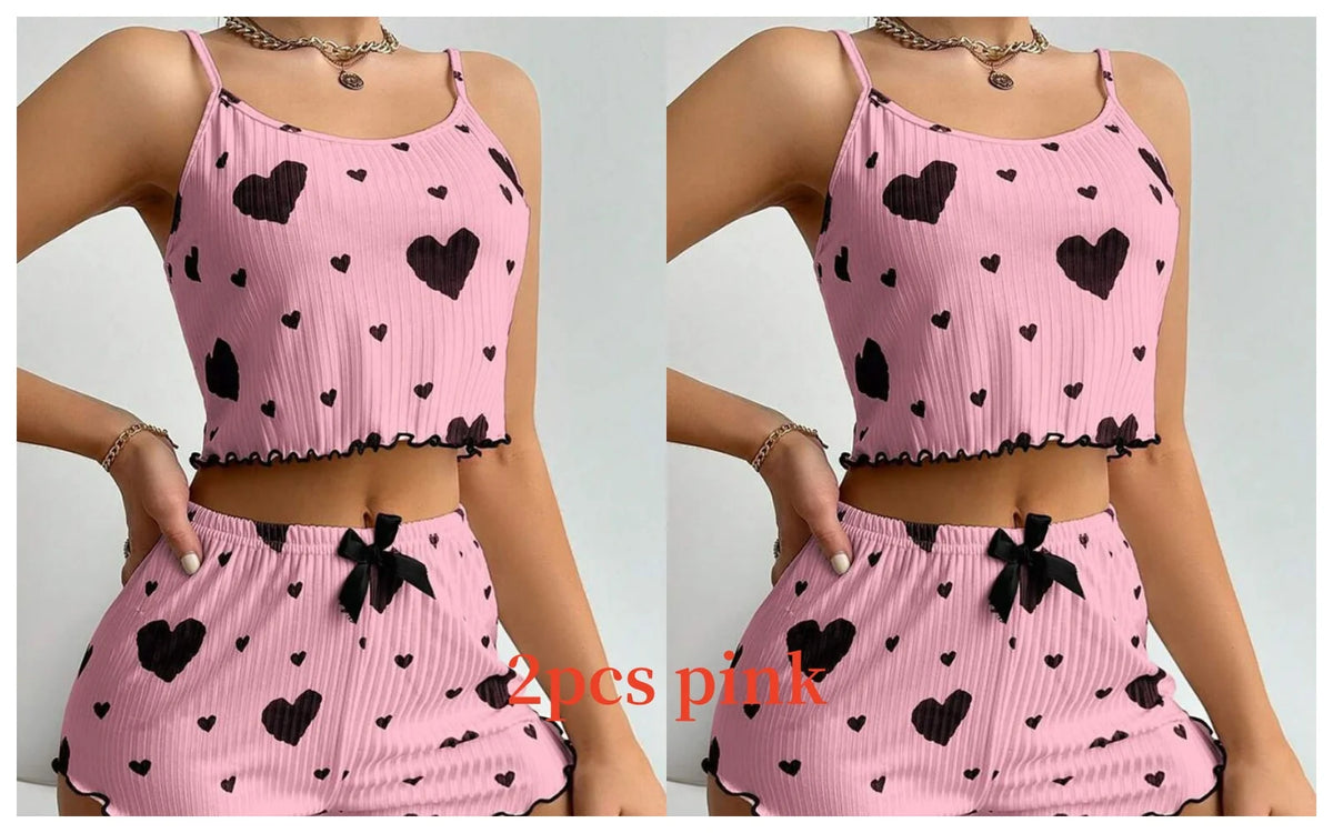 Pijama con estampados para mujer