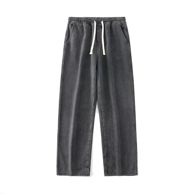 Vaqueros holgados de estilo coreano para hombre