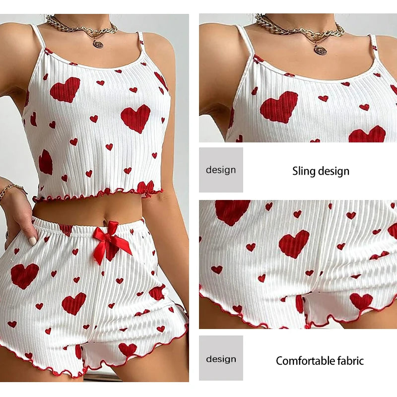 Pijama con estampados para mujer