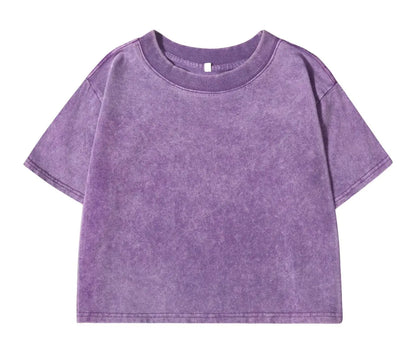 Crop tops de mujer 100% algodón