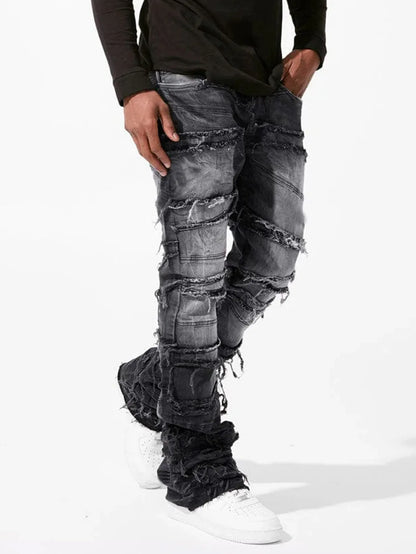 Vaqueros tipo "stacked" para hombre