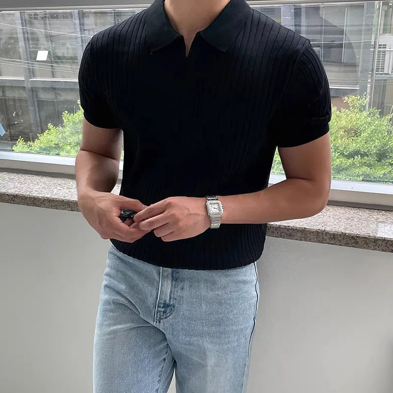 Polo Ceñido Elegante  Hombre