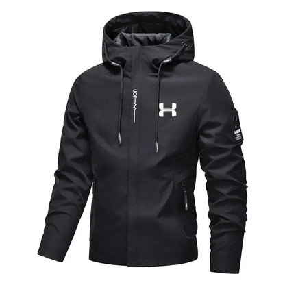 Chaqueta con capucha estilo streetwear para hombre