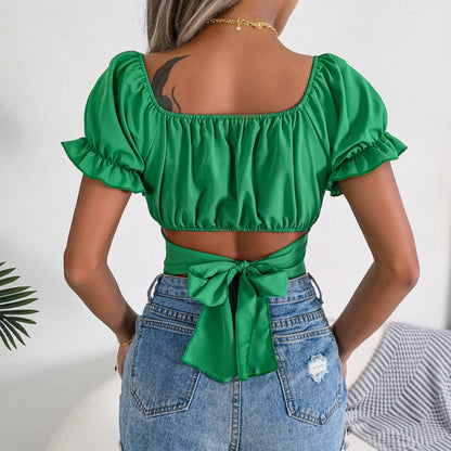 Blusa corta de verano