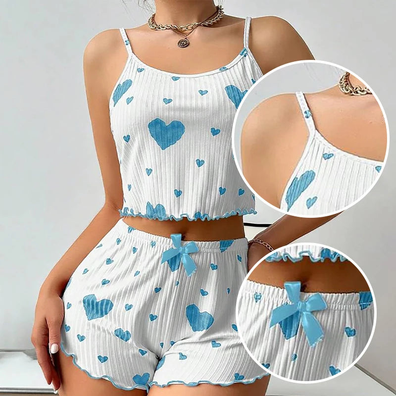 Pijama con estampados para mujer