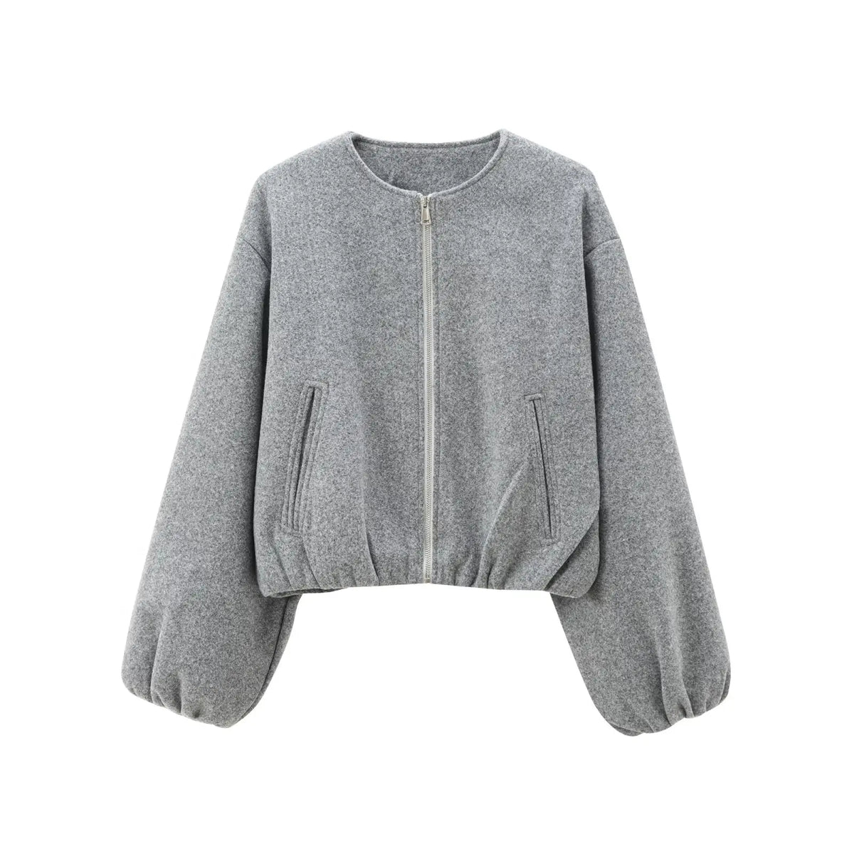 Chaqueta tipo bomber de felpa