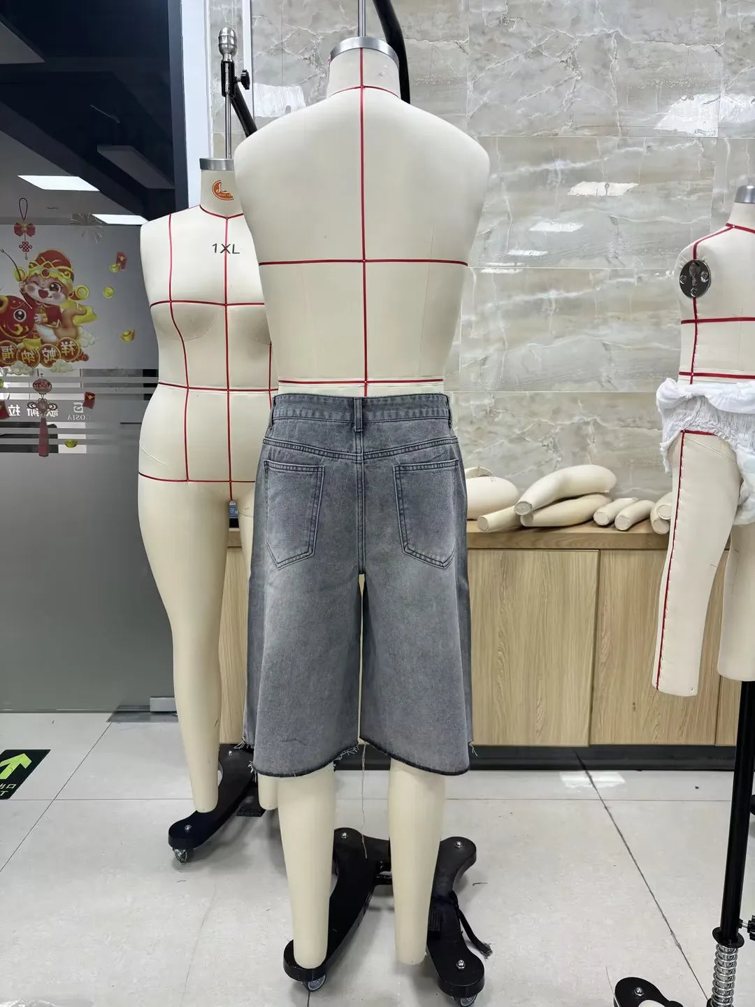 Shorts vaqueros de verano para hombre