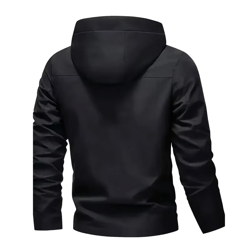 Chaqueta con capucha estilo streetwear para hombre