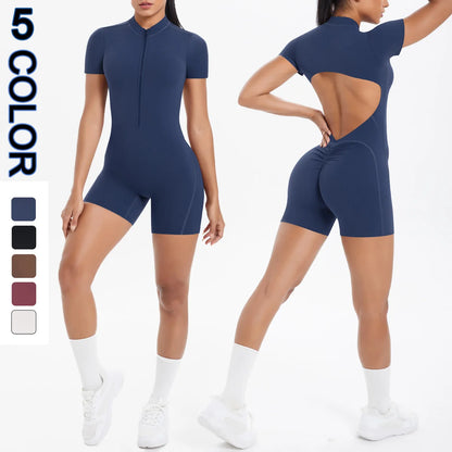 Conjunto deportivo de espalda abierta mujer