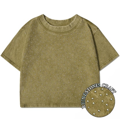 Crop tops de mujer 100% algodón
