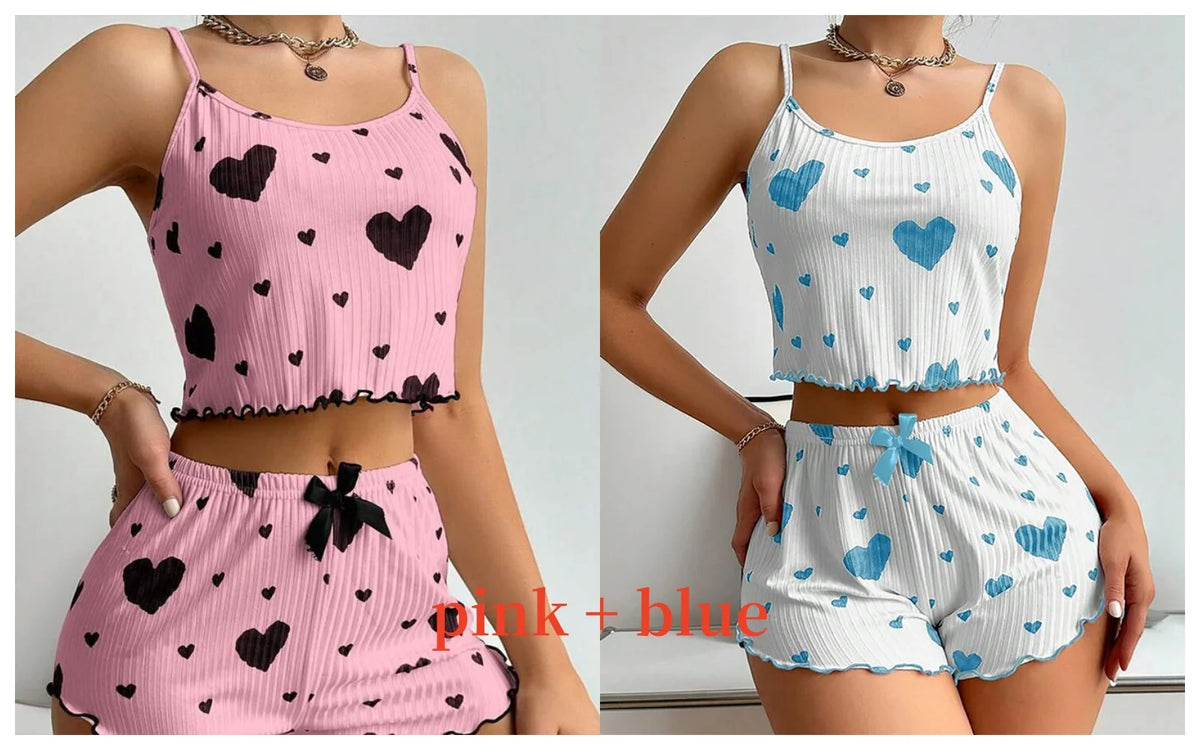 Pijama con estampados para mujer