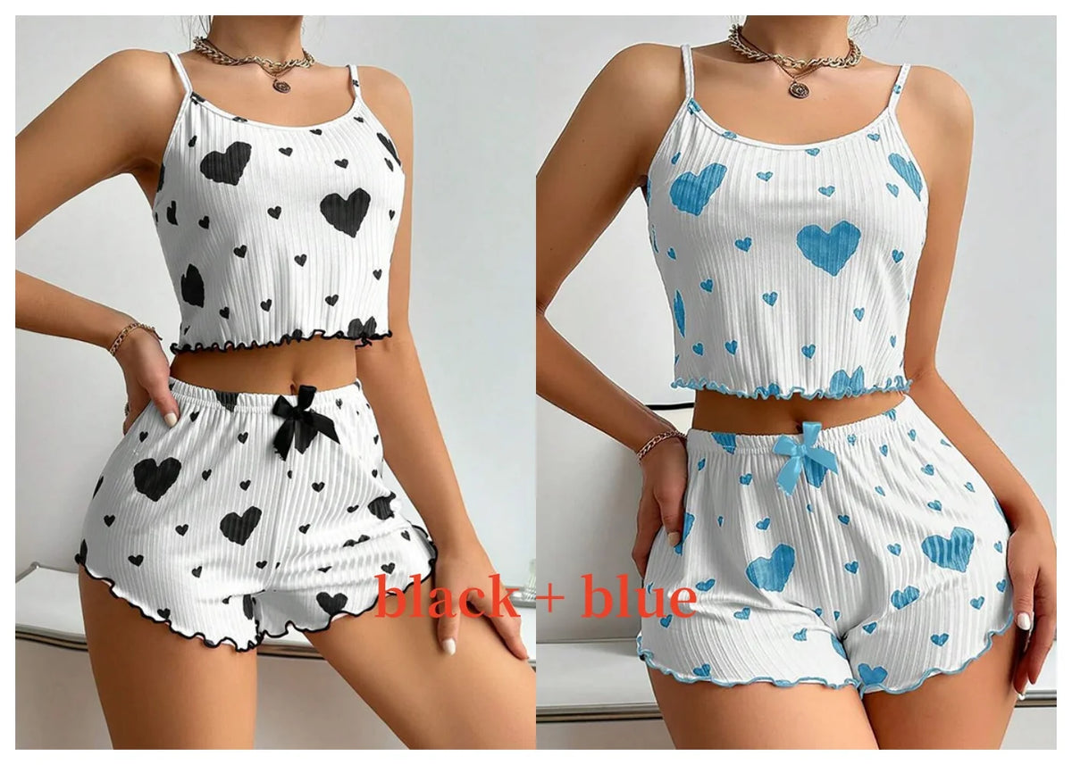 Pijama con estampados para mujer