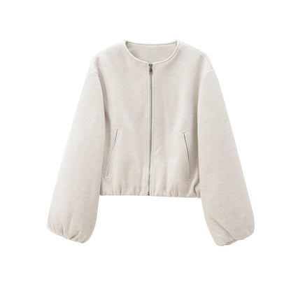 Chaqueta tipo bomber de felpa