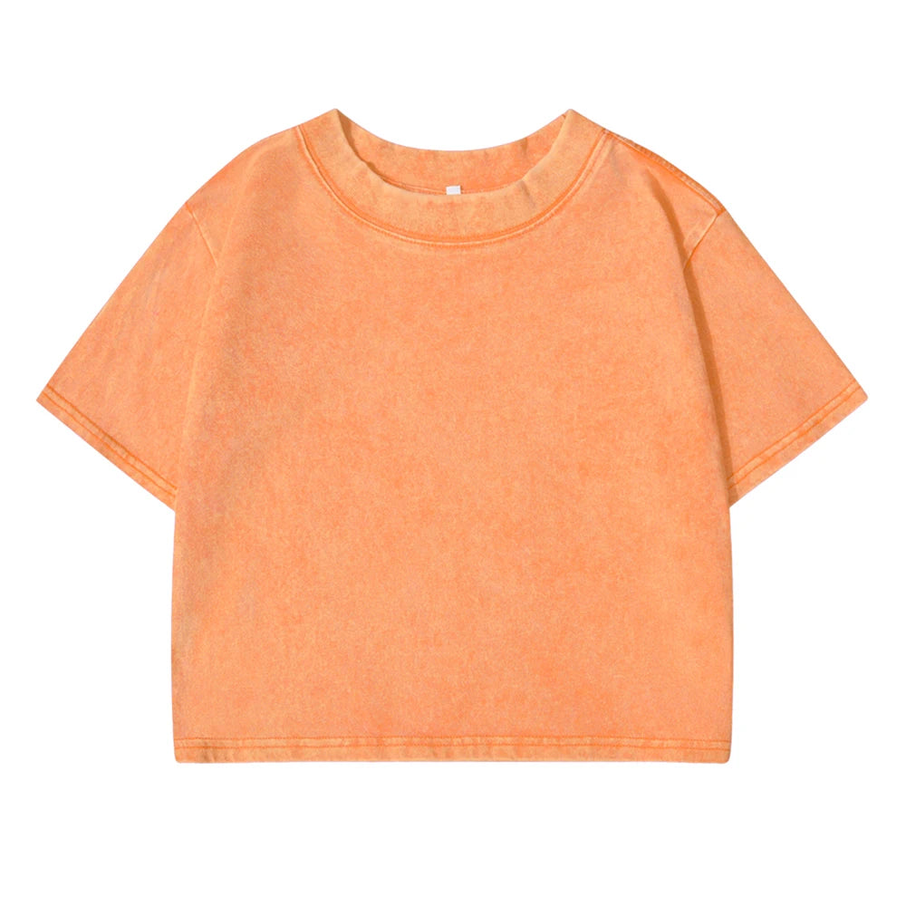 Crop tops de mujer 100% algodón
