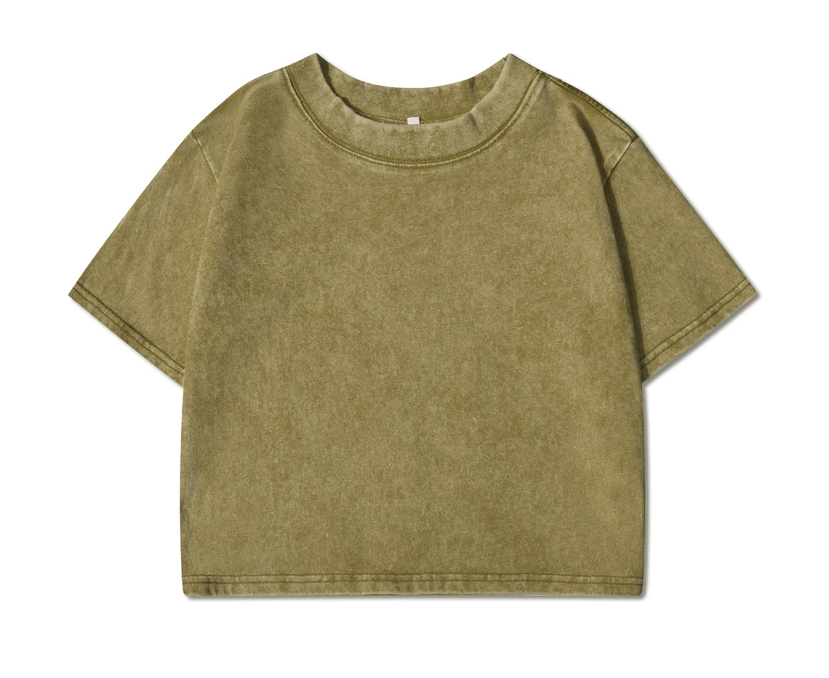 Crop tops de mujer 100% algodón