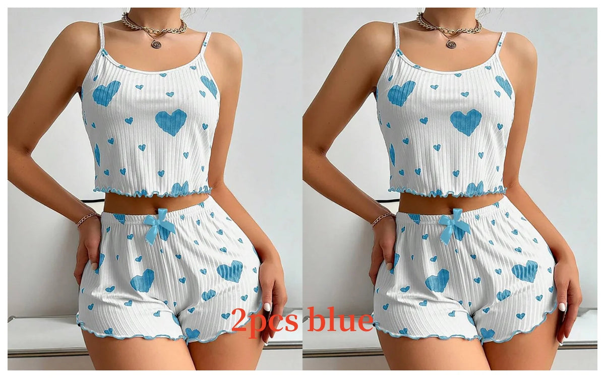 Pijama con estampados para mujer
