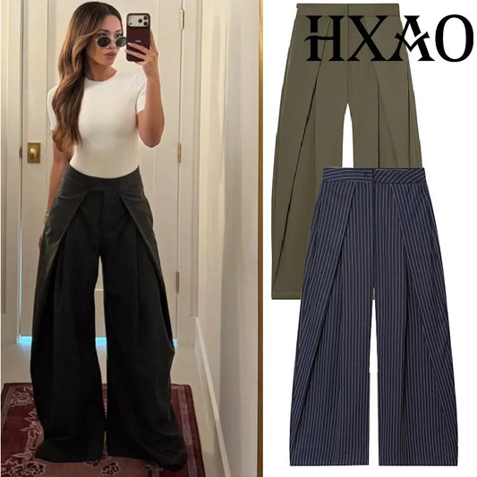 Pantalones anchos y holgados HXAO