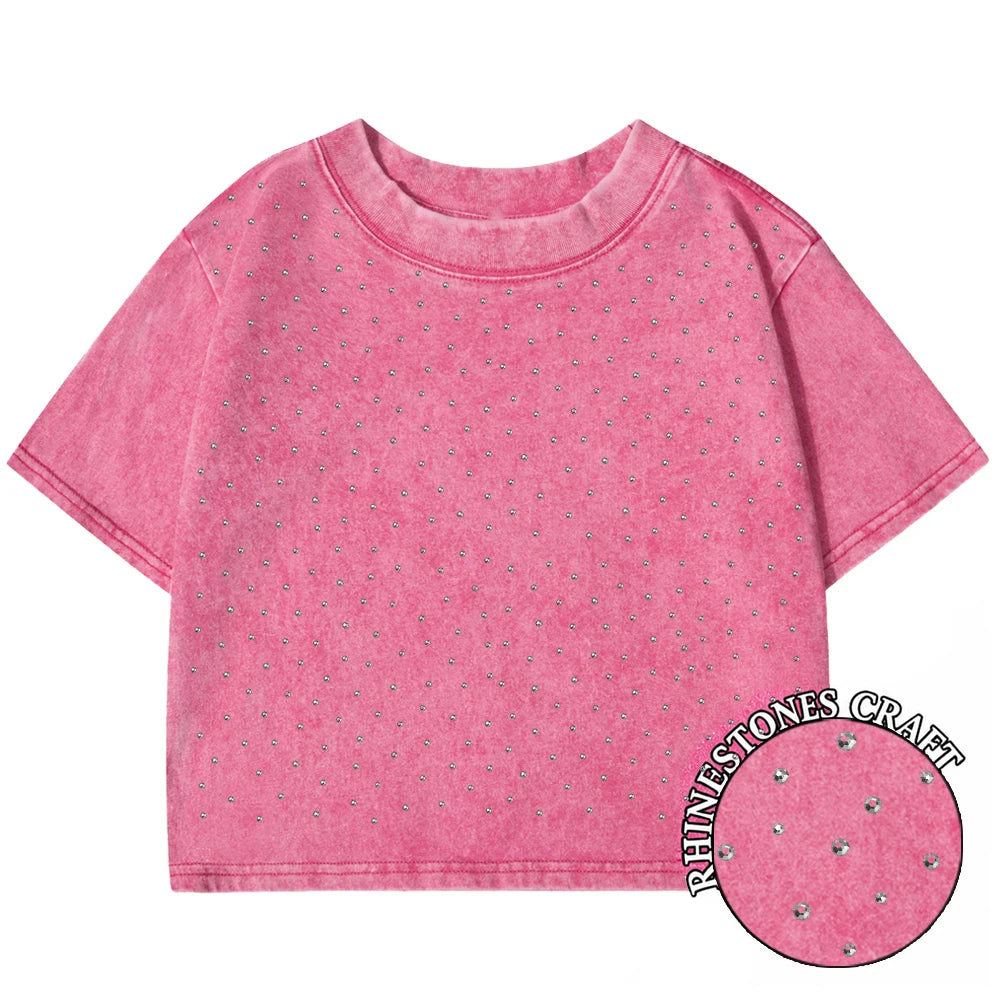 Crop tops de mujer 100% algodón