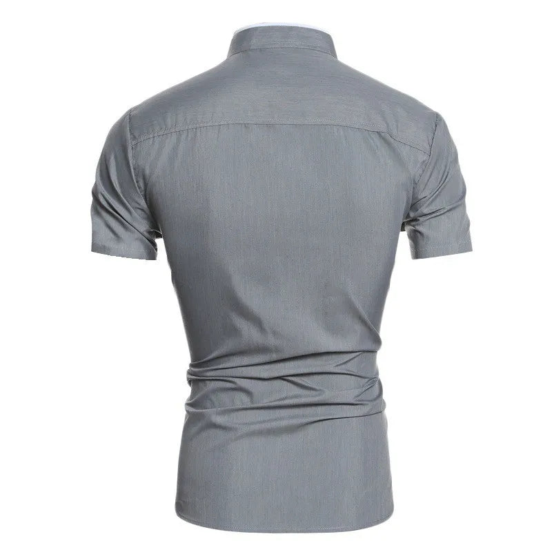 Camisa causal de manga corta