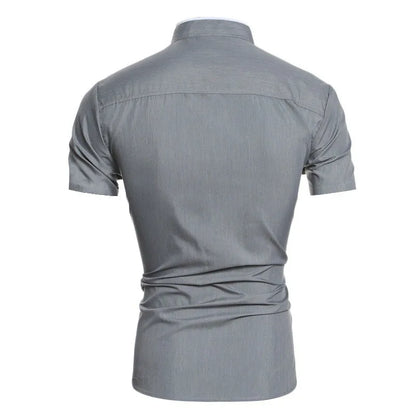 Camisa causal de manga corta