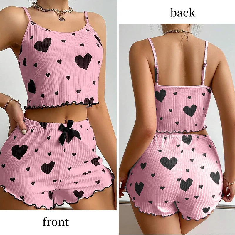 Pijama con estampados para mujer