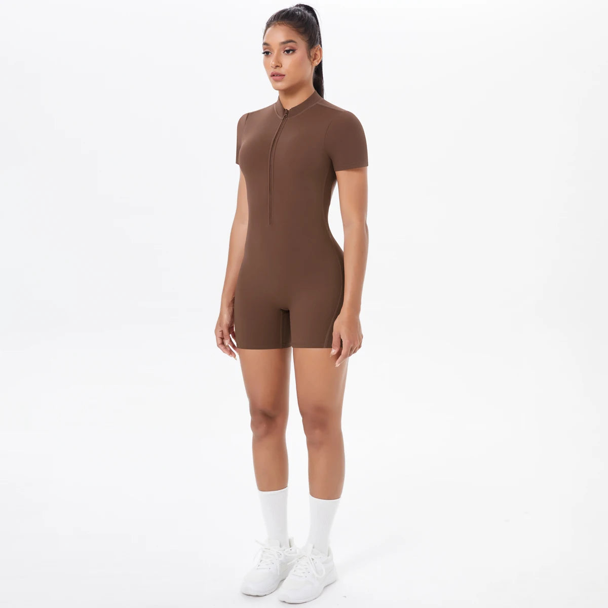Conjunto deportivo de espalda abierta mujer