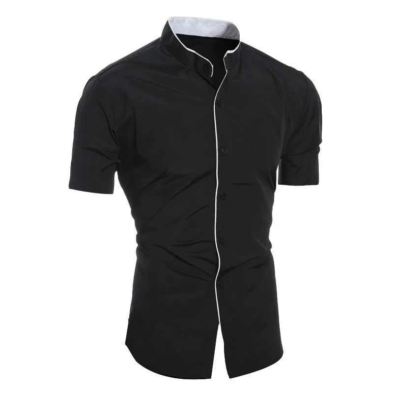 Camisa causal de manga corta