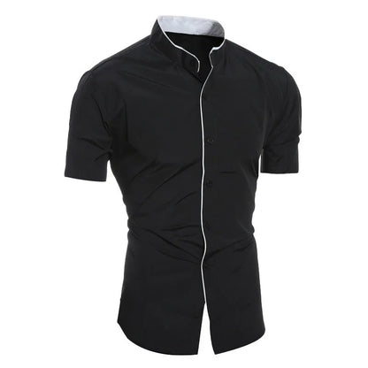 Camisa causal de manga corta