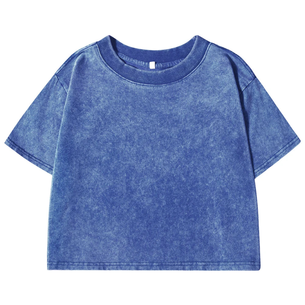 Crop tops de mujer 100% algodón