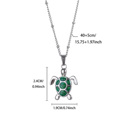 Collar con colgante de tortuga