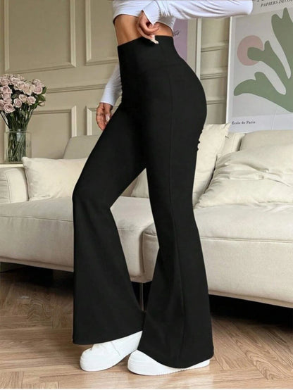Pantalones de mujer de tiro alto