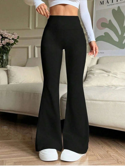Pantalones de mujer de tiro alto