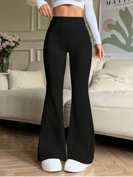 Pantalones de mujer de tiro alto