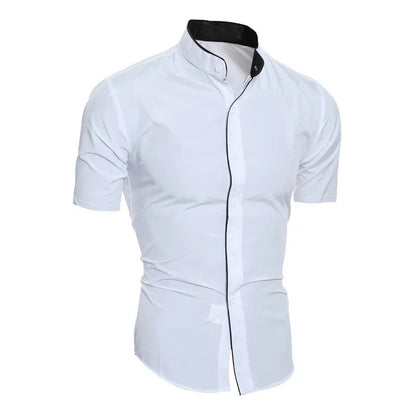 Camisa causal de manga corta
