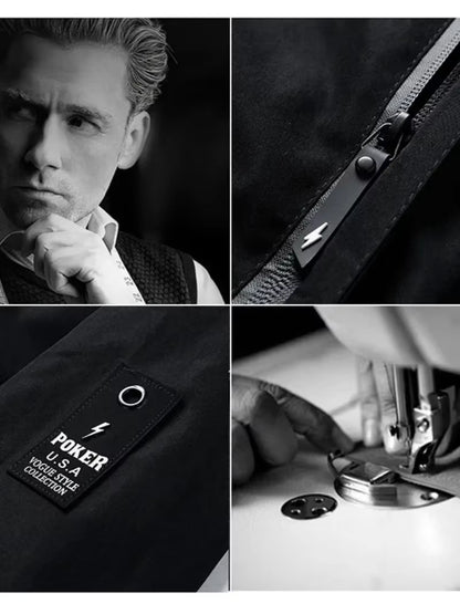 Chaqueta con capucha estilo streetwear para hombre