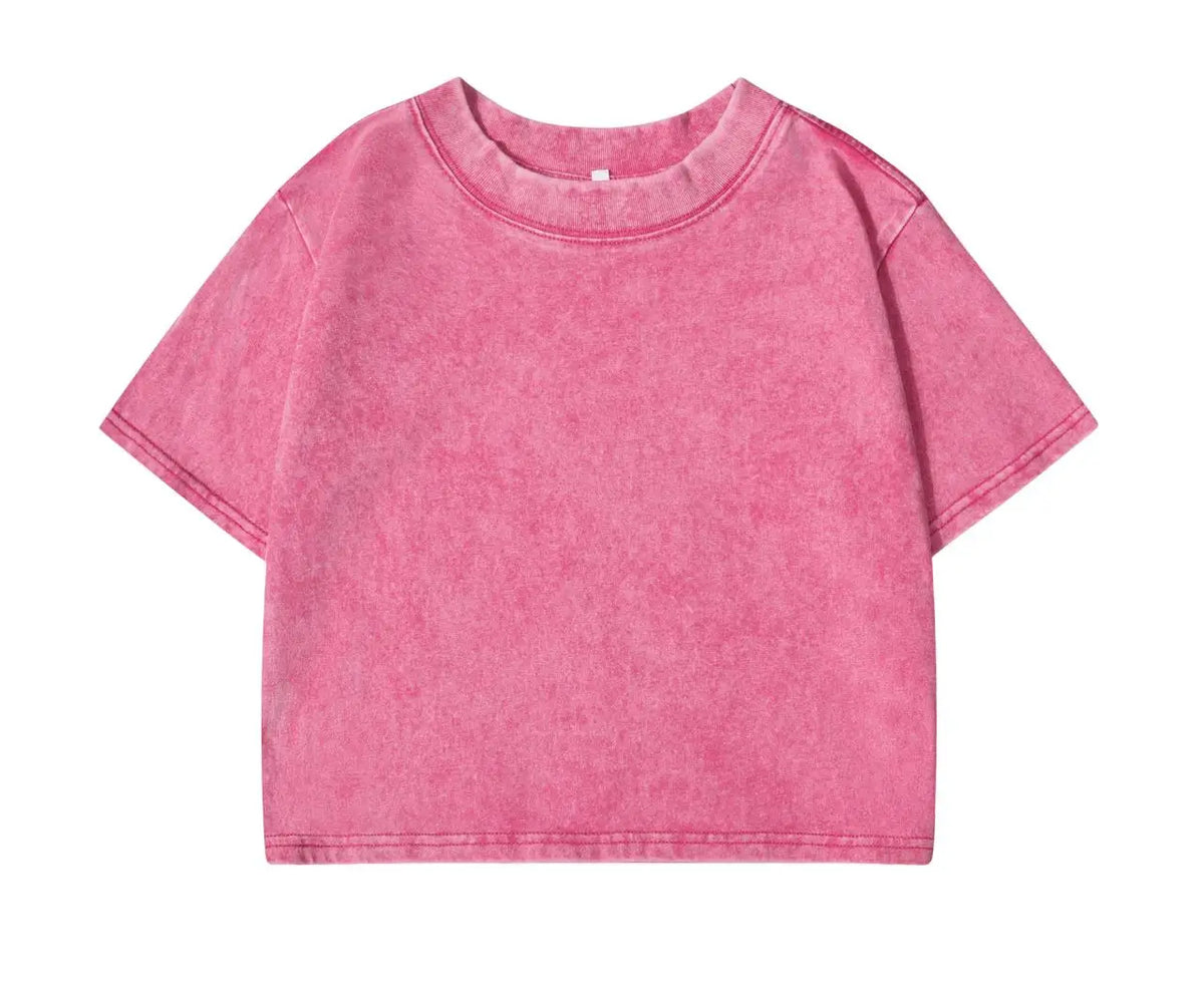 Crop tops de mujer 100% algodón