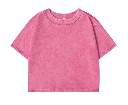 Crop tops de mujer 100% algodón
