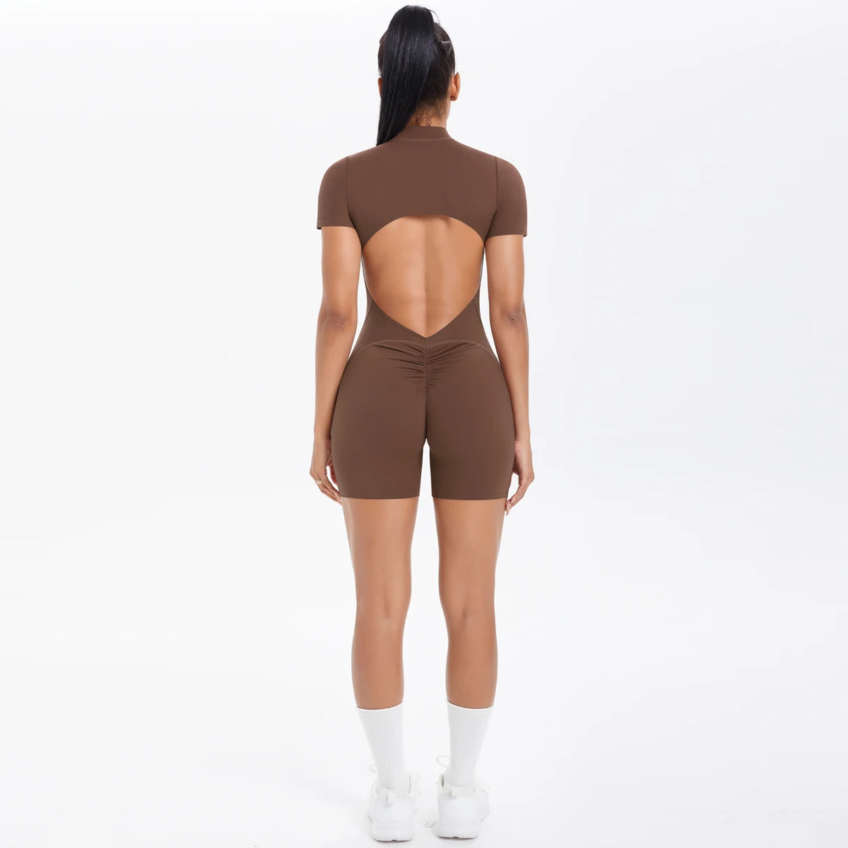 Conjunto deportivo de espalda abierta mujer