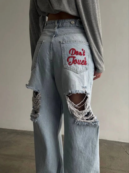Vaqueros de mujer estilo retro