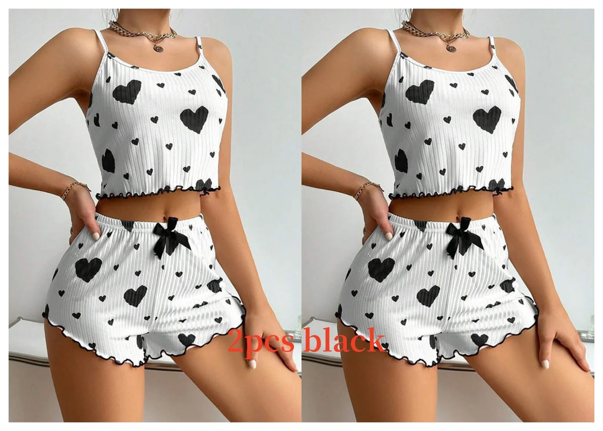 Pijama con estampados para mujer